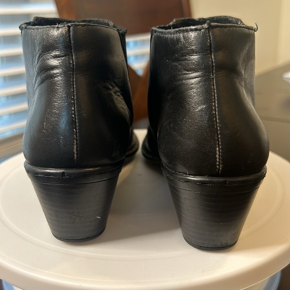 Rieker Western Ankle Bootie Slip on Black Women Size 7 - Picture 5 of 16